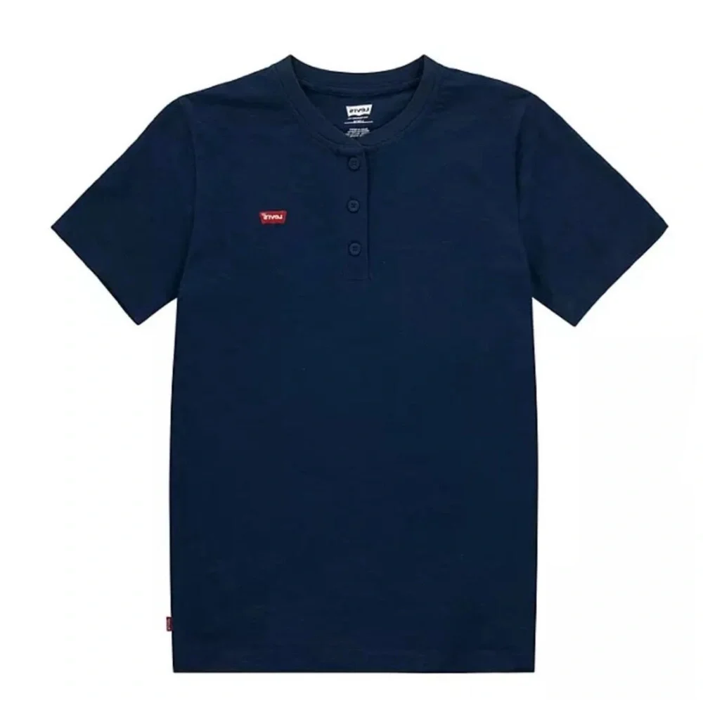 Levi's Blue Crew Neck Short Sleeve Tee - Picture 3 of 3